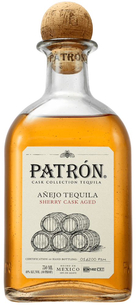 PATRON TEQUILA ANEJO CASK COLLECTION SHERRY CASK AGED 750ML Spirits