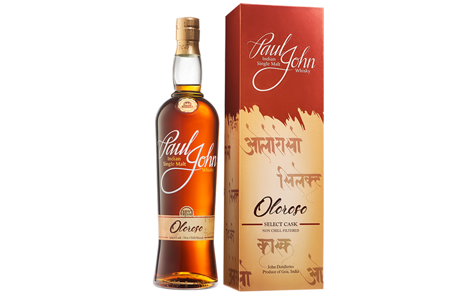 PAUL JOHN WHISKY SINGLE MALT OLOROSO SELECT CASK INDIA 750ML Spirits