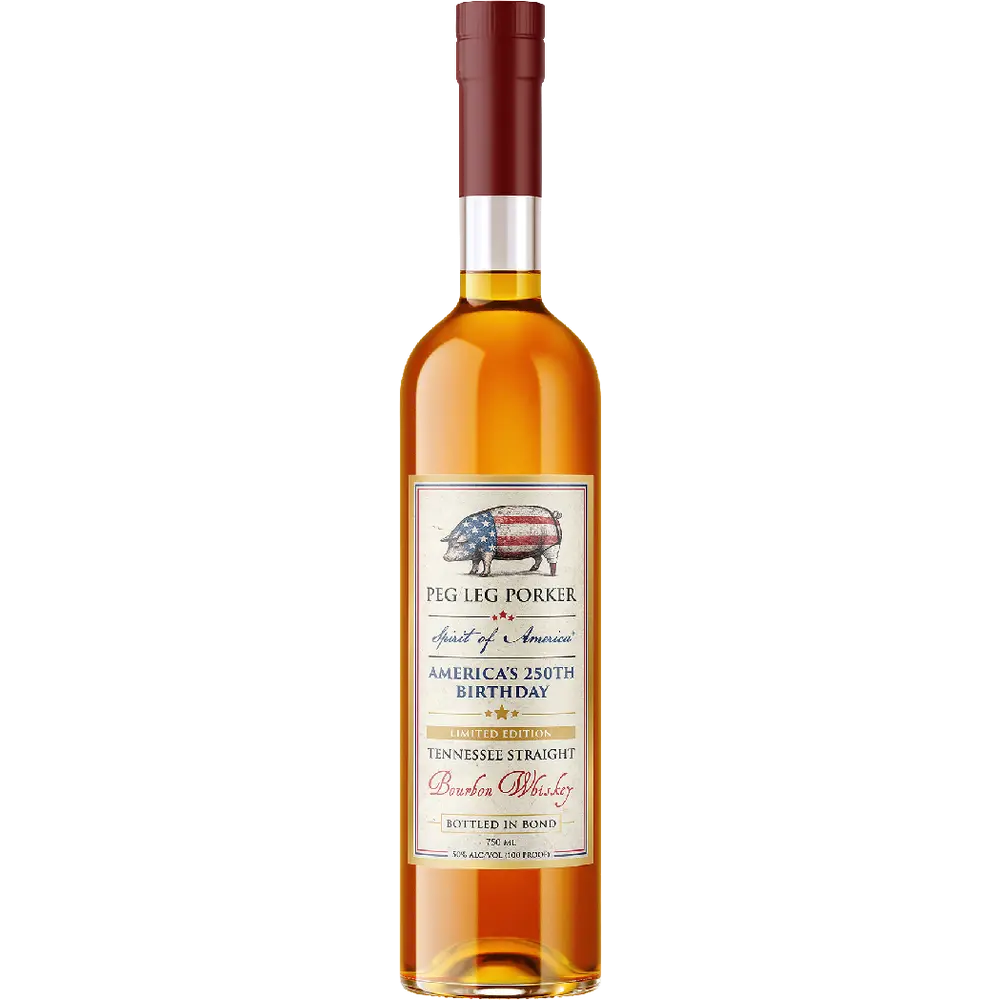 PEG LEG PORKER BOURBON LIMITED AMERICAS 250TH ANNIVERSARY EDITION TENNESSEE 750ML LIQ