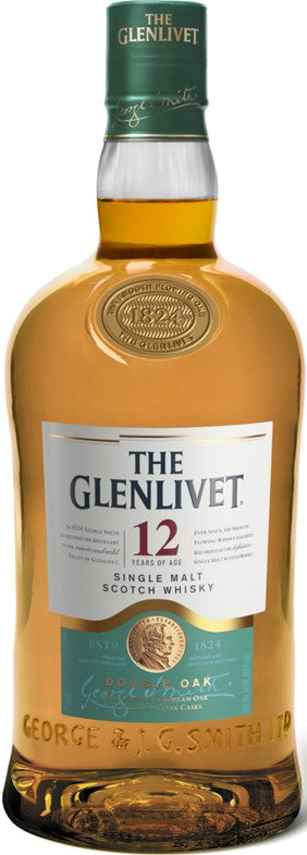 GLENLIVET SCOTCH SINGLE MALT 12YR 1.75LI Spirits