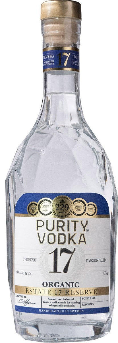 PURITY VODKA 17 ORGANIC SWEDEN 1.75LI Spirits