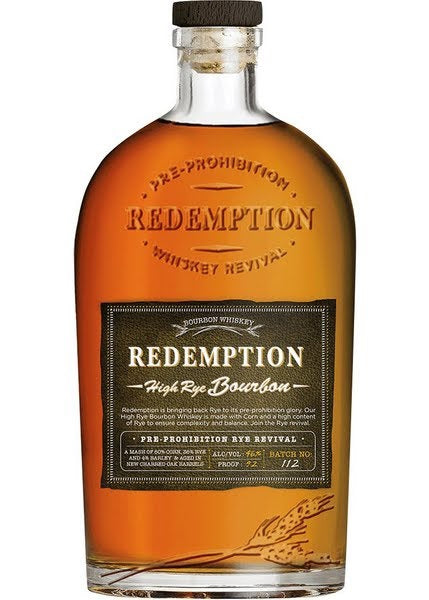 REDEMPTION BOURBON HIGH RYE PRE PROHIBITION REVIVAL KENTUCKY 750ML Spirits