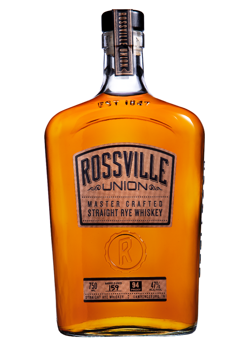 ROSSVILLE UNION WHISKEY RYE MASTER CRAFTED INDIANA 750ML Spirits