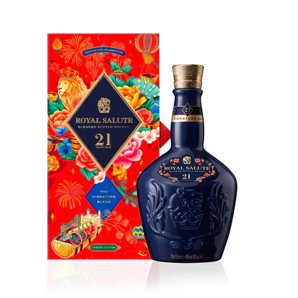 CHIVAS BROTHERS ROYAL SALUTE SCOTCH BLENDED CHINESE NEW YEAR EDITION 21YR 2024 700ML LIQ
