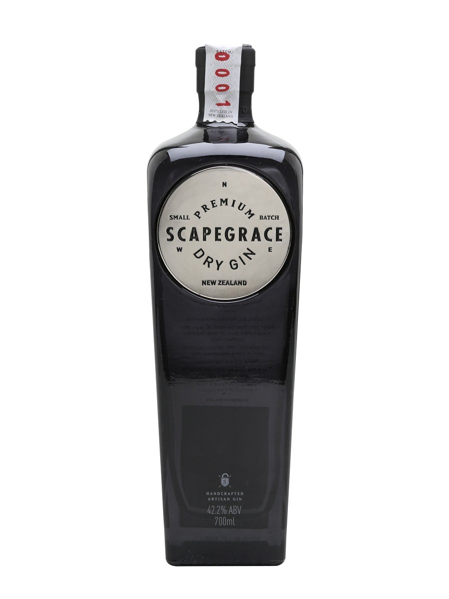 SCAPEGRACE GIN PREMIUM DRY CLASSIC SMALL BATCH NEW ZEALAND 750ML Spirits