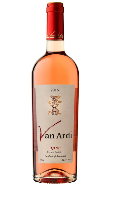 VAN ARDI ROSE WINE DRY ESTATE BOTTLED ARMENIA NV 750ML Wine