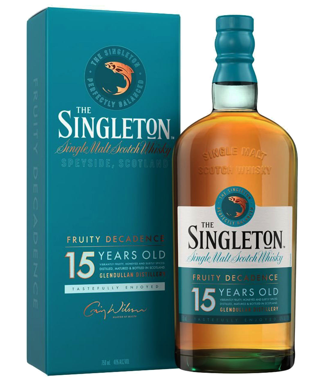SINGLETON SCOTCH SINGLE MALT GLENDULLAN DISTILLERY 15YR 750ML Spirits