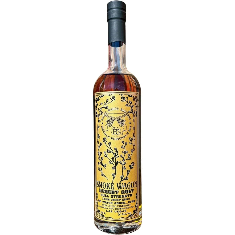 SMOKE WAGON BOURBON STRAIGHT DESERT COLT FULL STRENGTH NEVADA 750ML LIQ