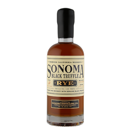 SONOMA DISTILLING BLACK TRUFFLE WHISKEY RYE SONOMA 375ML Spirits