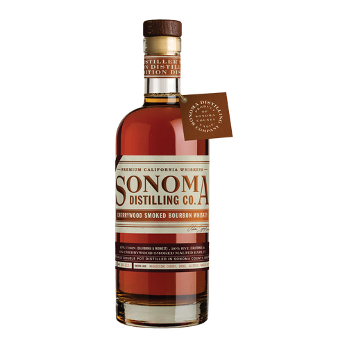 SONOMA DISTILLING BOURBON CHERRYWOOD SMOKED CALIFORNIA 750ML Spirits