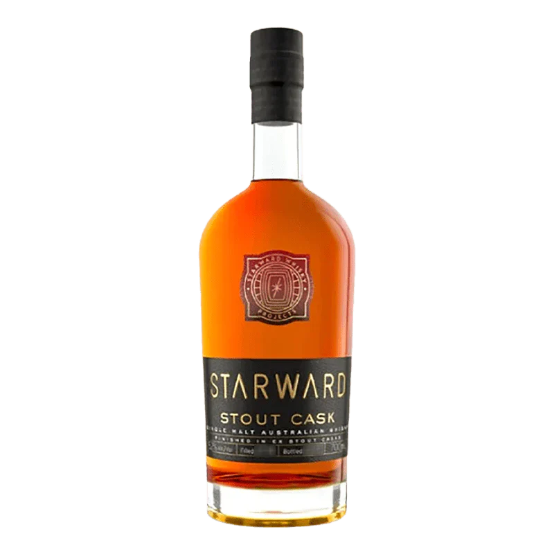STARWARD WHISKEY SINGLE MALT STOUT CASK FINISH AUSTRALIA 700ML