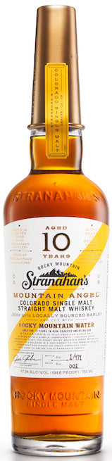 STRANAHANS MOUNTAIN ANGEL WHISKEY SINGLE MALT COLORADO 10YR 750ML Spirits