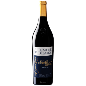LE VIGNE DI ZAMO VIGNE CINQUANT ANNI MERLOT ITALY 2015 WINE