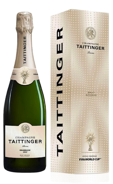 TAITTINGER CHAMPAGNE BRUT FIFA SERIES RESERVE FRANCE 750ML WINE
