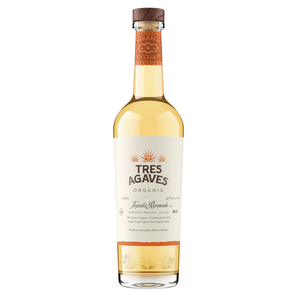 TRES AGAVES TEQUILA REPOSADO 750ML Spirits