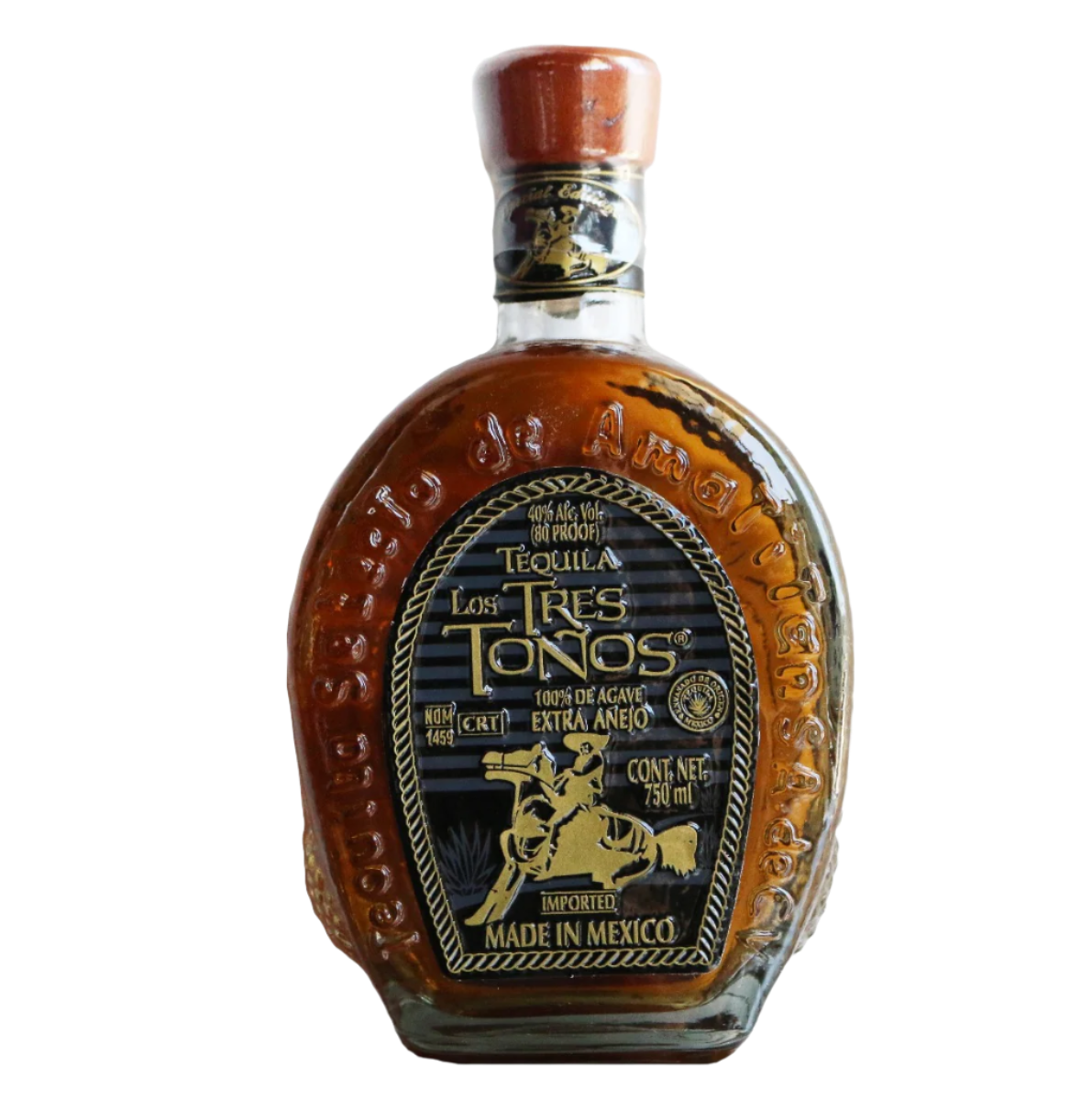 LOS TRES TONOS TEQUILA EXTRA ANEJO 750 ML Spirits