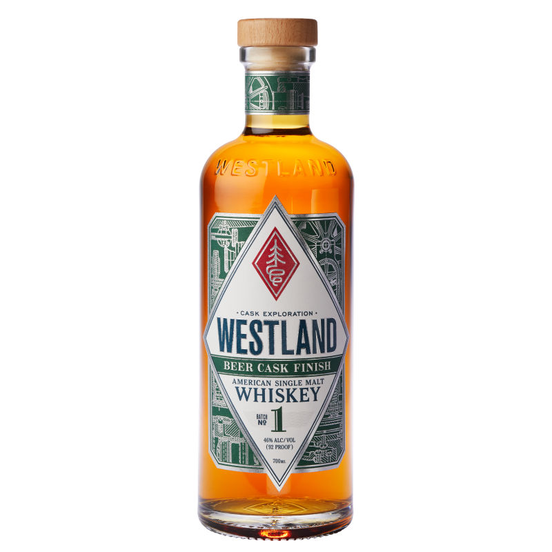 WESTLAND WHISKEY SINGLE MALT BEER CASK FINISH WASHINGTON 92PF 750ML LIQ