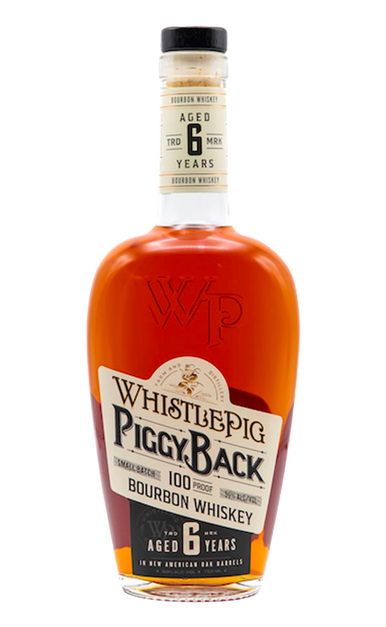 WHISTLEPIG PIGGY BACK BOURBON WHISKEY 6YR 750ML LIQ