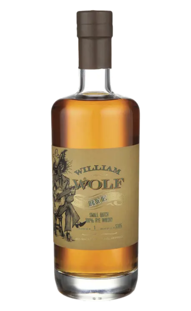 WILLIAM WOLF WHISKEY STRAIGHT RYE NETHERLANDS 750ML LIQ