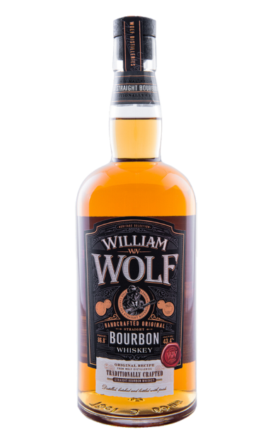 WILLIAM WOLF BOURBON STRAIGHT NETHERLANDS 750ML LIQ
