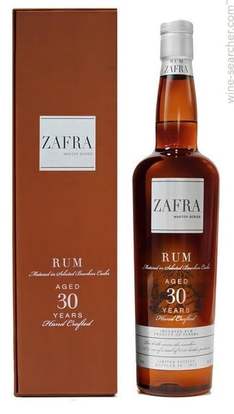 ZAFRA RUM MASTER SERIES BOURBON CASK PANAMA 30YR 750ML Spirits