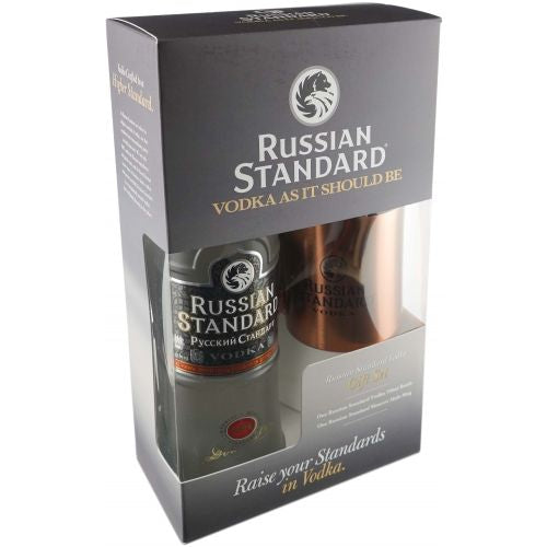 XXXXXRUSSIAN STANDARD VODKA GFT PK W/ MUG 750ML