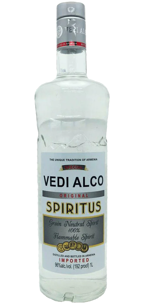 VEDI ALCO SPIRITUS NEUTRAL GRAIN SPIRIT 192PF 1LI