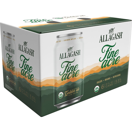 ALLAGASH FINE ACRE GOLDEN ALE 6X12OZ CAN