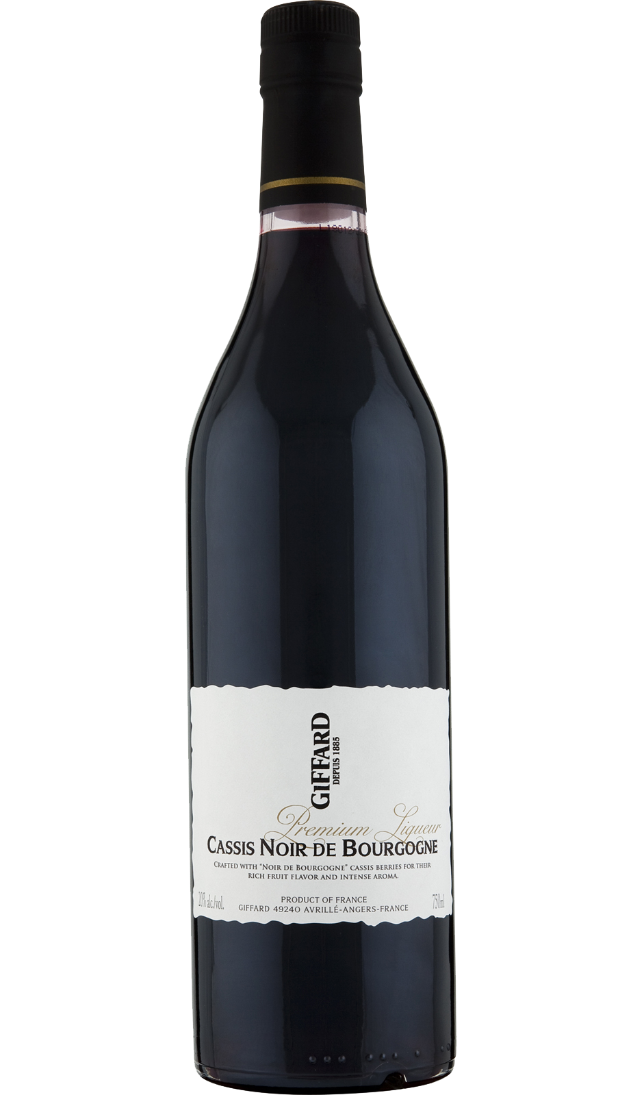 GIFFARD CASSIS NOIR DE BOURGOGNE LIQUEUR 750ML
