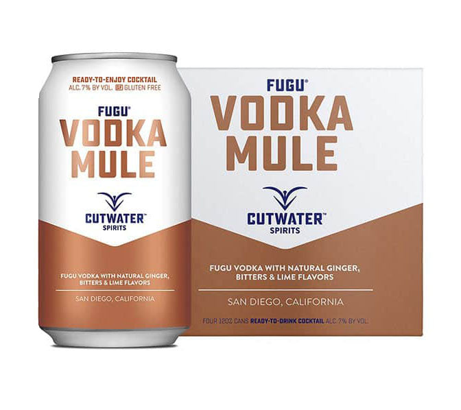 CUTWATER FUGU VODKA MULE 14PF 4X12OZ CANS - Remedy Liquor
