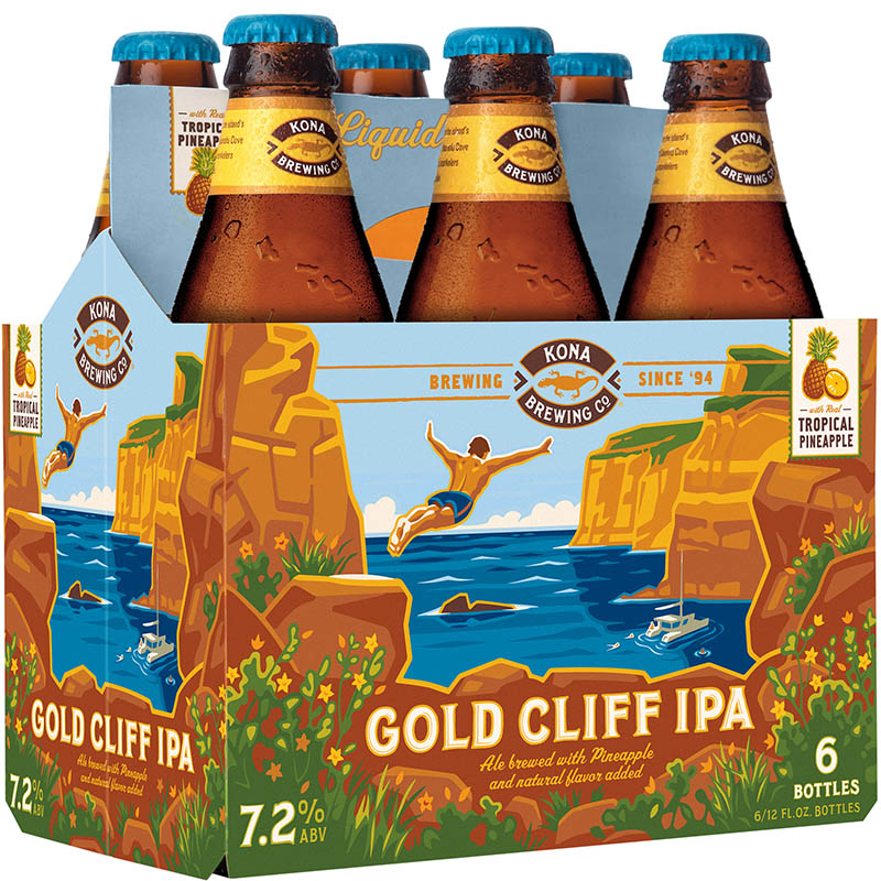KONA GOLD CLIFF IPA 6X12OZ BOT