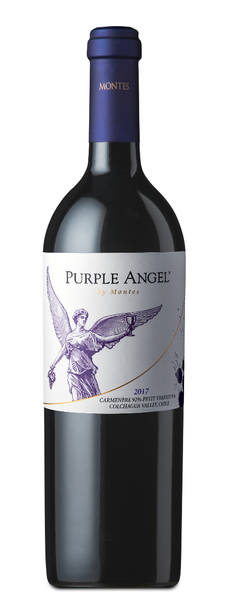 PURPLE ANGEL BY MONTES RED WINE COLCHAGUA VALLEY CHILE 2021