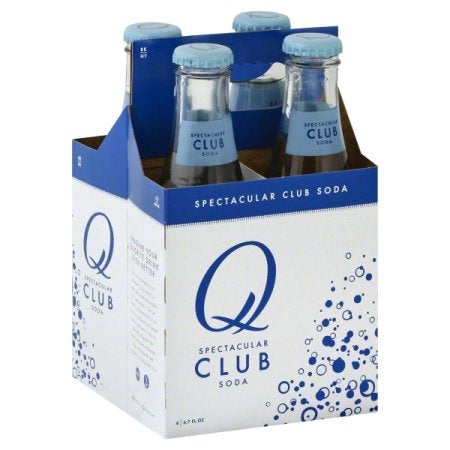 Q SPECTACULAR CLUB SODA 4X6.7OZ BOT