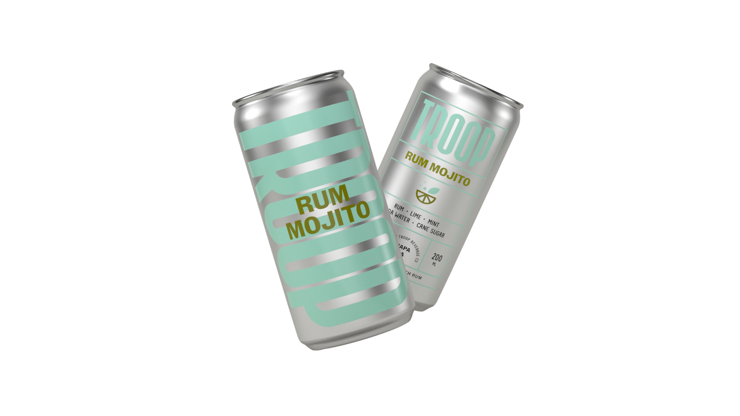 TROOP BEVERAGE RUM MOJITO 4X200ML