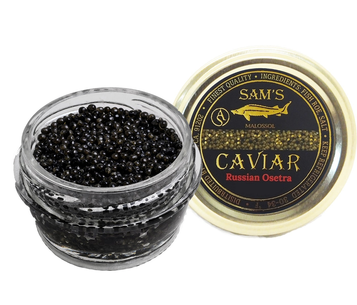 SAMS CAVIAR OSETRA AMBER KALUGA 5.5OZ
