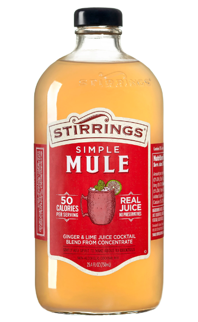 STIRRINGS MULE SYRUP MIX 750ML