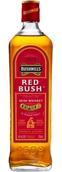 BUSHMILLS RED BUSH WHISKEY IRISH 1LI