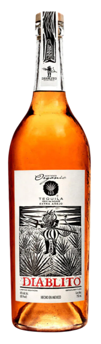 123 DIABLITO TEQUILA EXTRA ANEJO ORGANIC 750ML Spirits