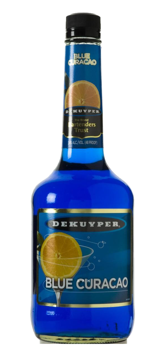 DEKUYPER BLUE CURACAO 750ML