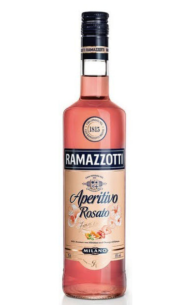 RAMAZZOTTI LIQUEUR APERITIVO ROSATO ITALY 750ML