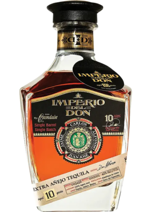 IMPERIO DEL DON TEQUILA EXTRA ANEJO SINGLE BARREL 10YR 750ML Spirits