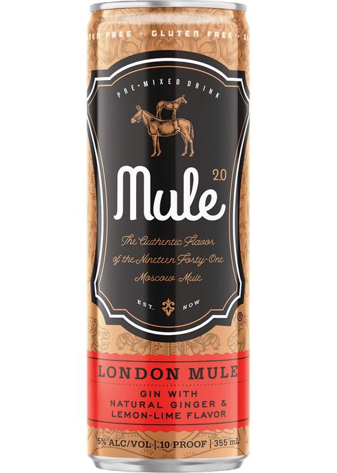 MULE 2.0 LONDON MULE COCKTAIL 4X12OZ CAN