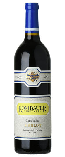 ROMBAUER VINEYARDS MERLOT NAPA 2018