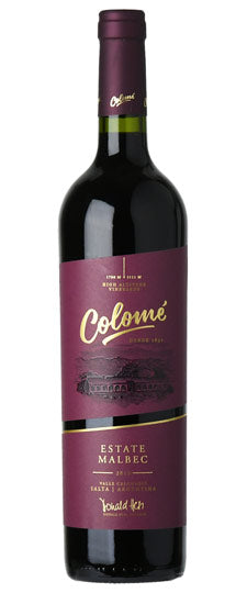 COLOME ESTATE MALBEC HIGH ELEVATION VALLE CALCHAQUI SALTA ARGENTINA 2019