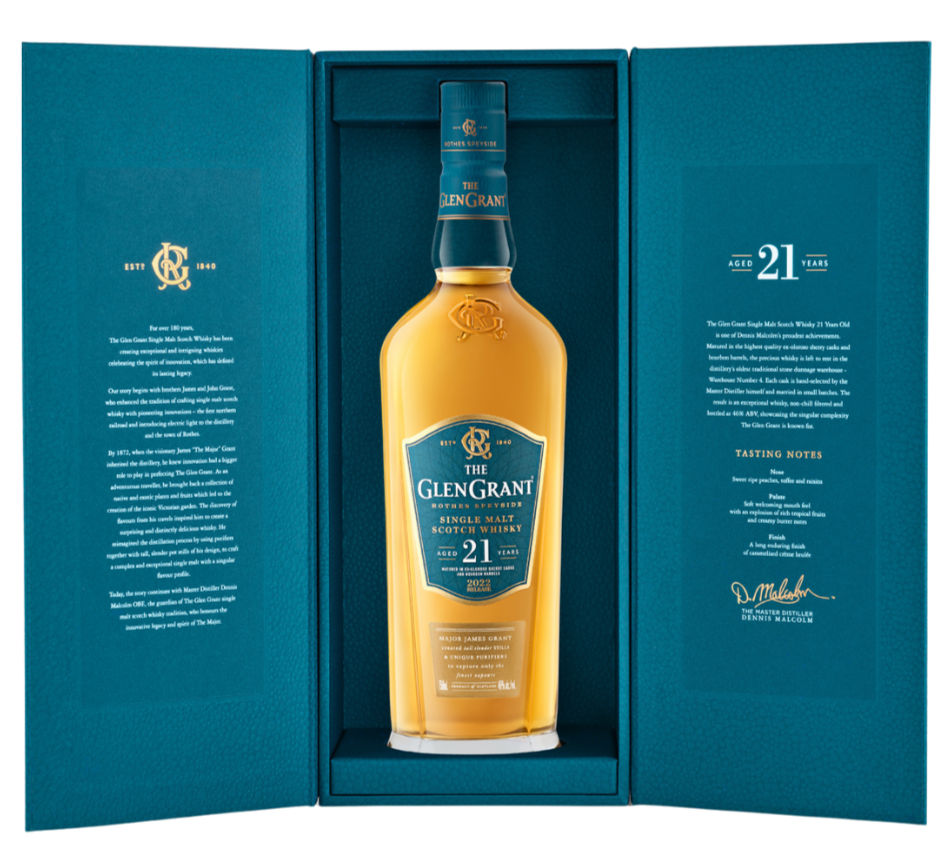 GLEN GRANT SCOTCH SINGLE MALT 21YR 750ML - Remedy Liquor