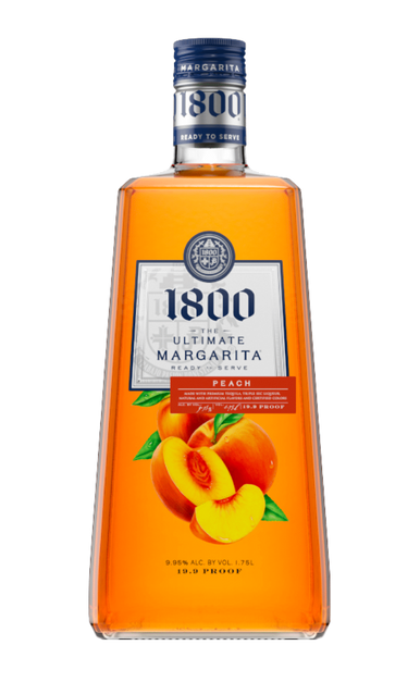 1800 ULTIMATE MARGARITA MIX PEACH  RTD 1.75LI