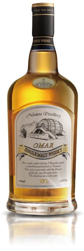 OMAR WHISKY SINGLE MALT BOURBON TYPE TAIWAN 700ML