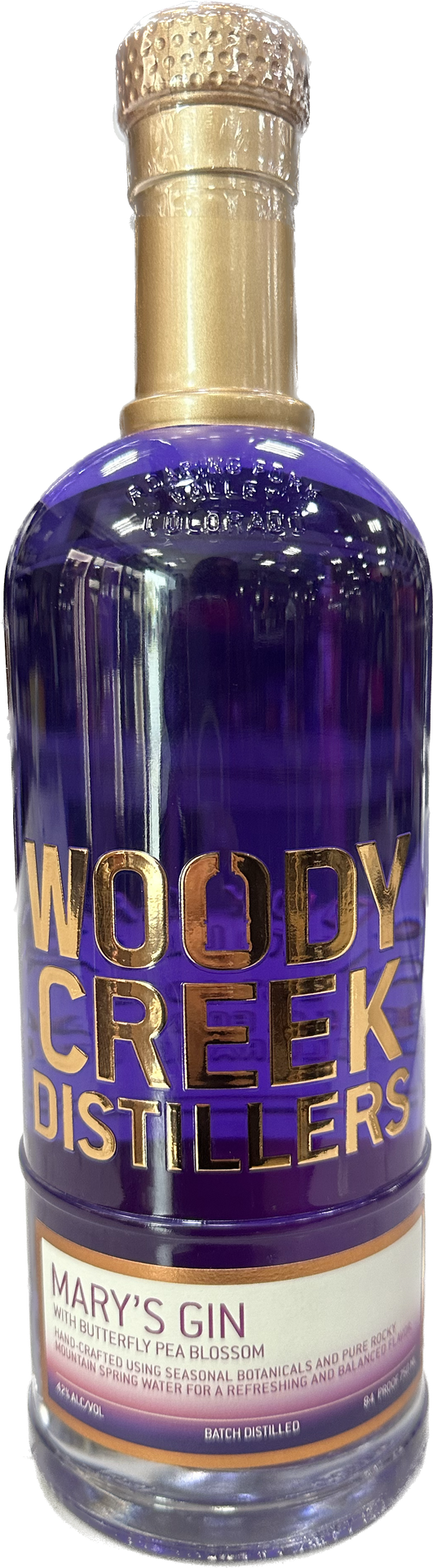 WILLIAM H MACY WOODY CREEK DISTILLERS GIN LIMITED EDITION SEASONAL SUMMER COLORDAO 750ML Spirits