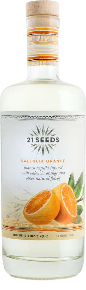 21 SEEDS TEQUILA VALENCIA ORANGE 750ML - Remedy Liquor