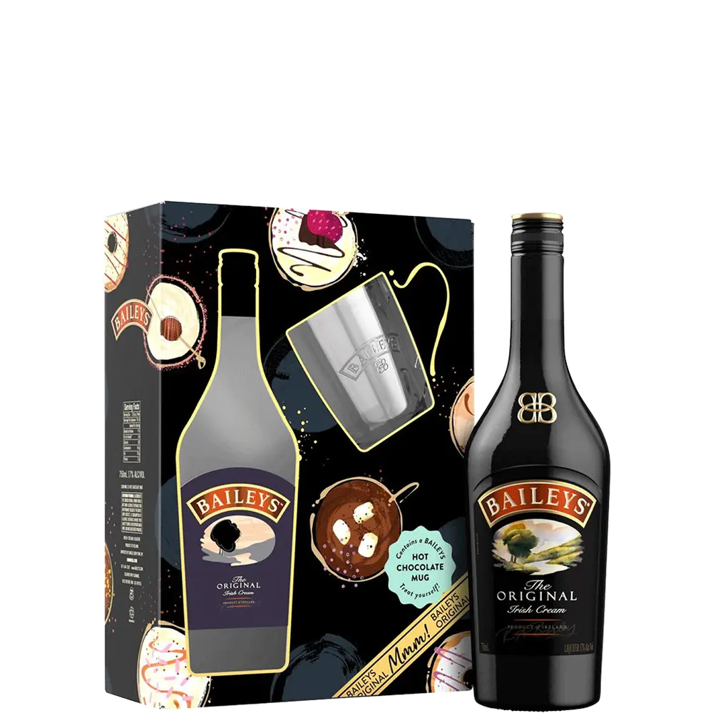 BAILEYS IRISH CREAM ORIGINAL GFT PACK W/ MUG 750ML